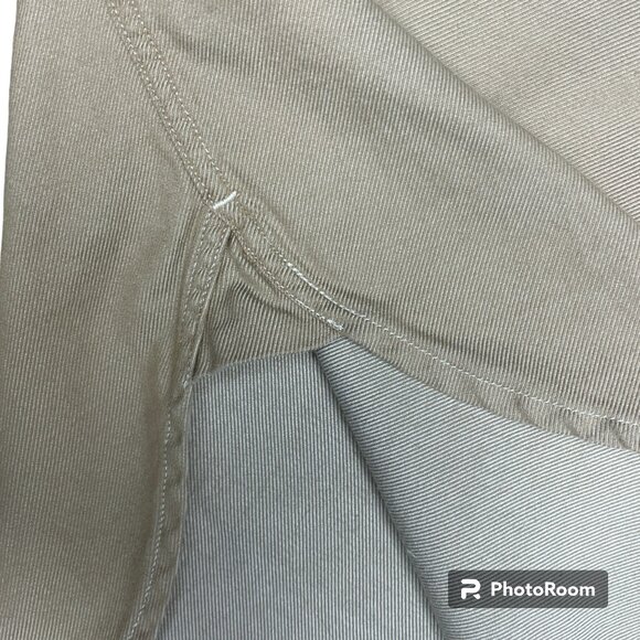 Men's TOMMY HILFIGER 80's 2 Ply Fabric Button-Down Dress Shirt Tan- Size XL - Picture 8 of 10